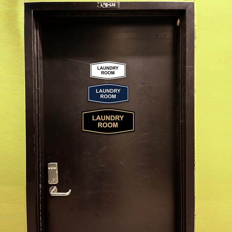 All Quality Fancy Laundry Room Sign (Black) - Large 1 Pack - Image 3